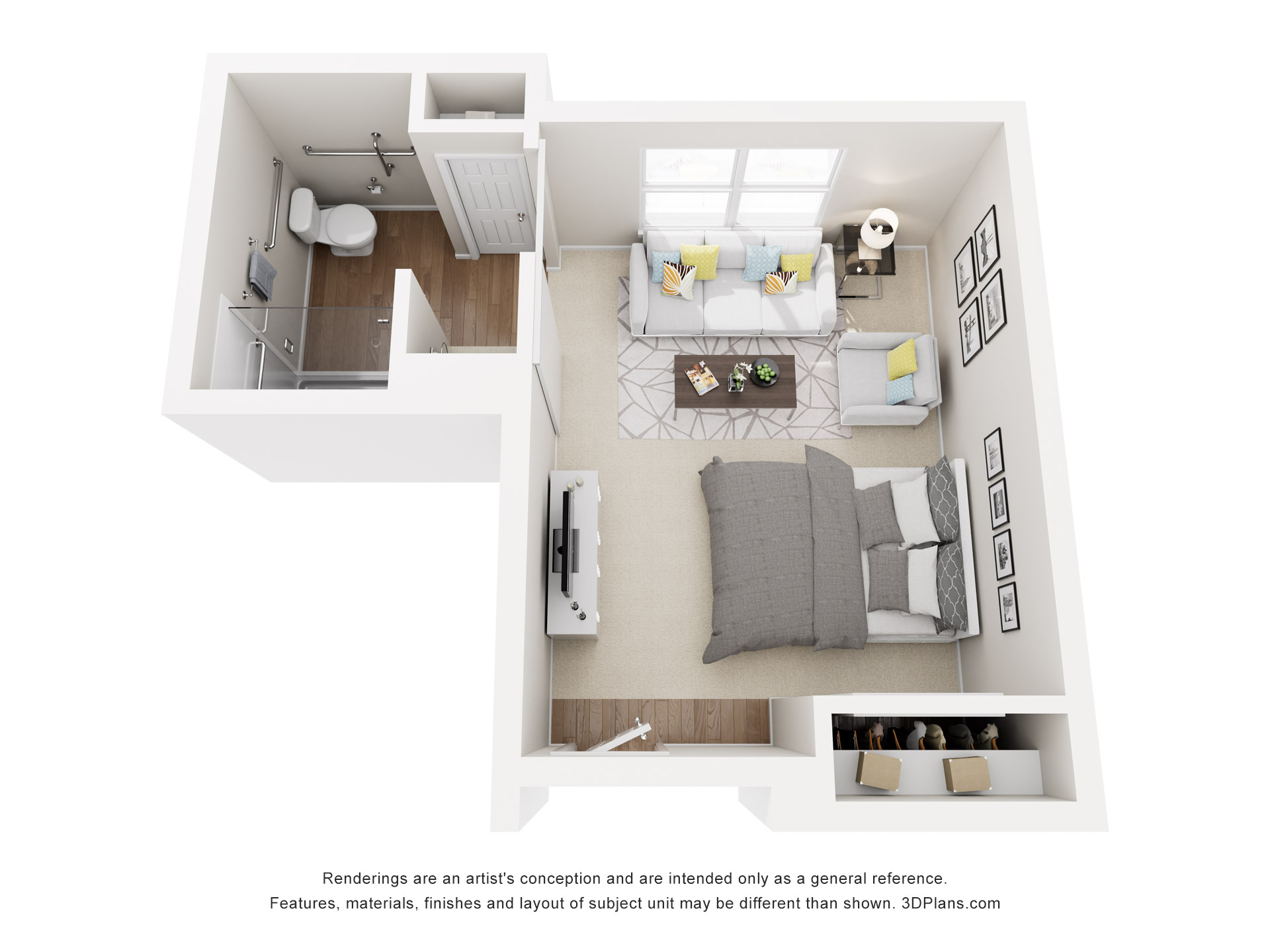 Memory Care F1-B Floorplan